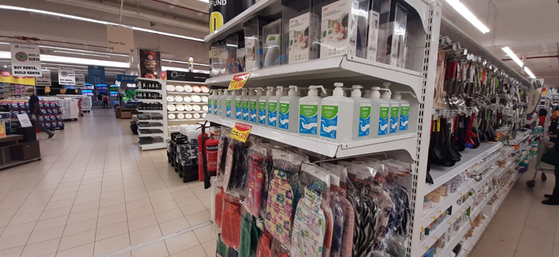 Alsoft V is also sold in  Kenyan supermarkets.